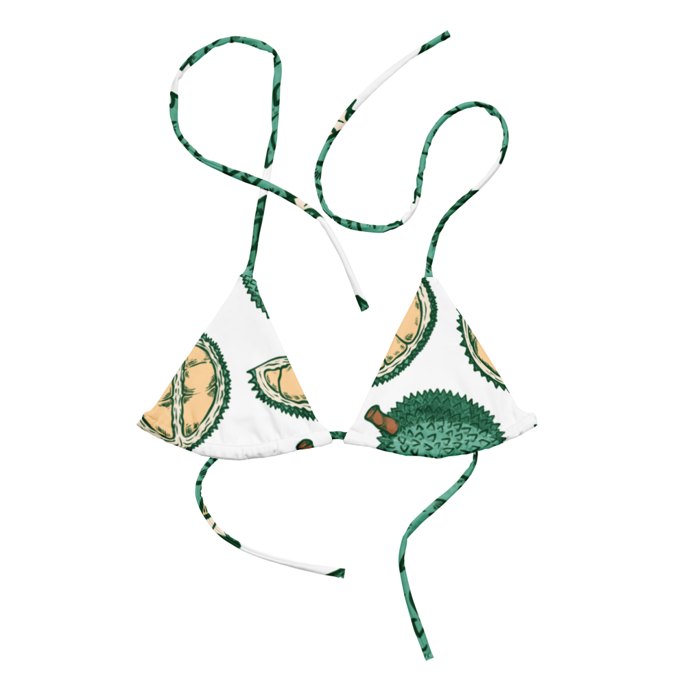 Durian String Bikini Top