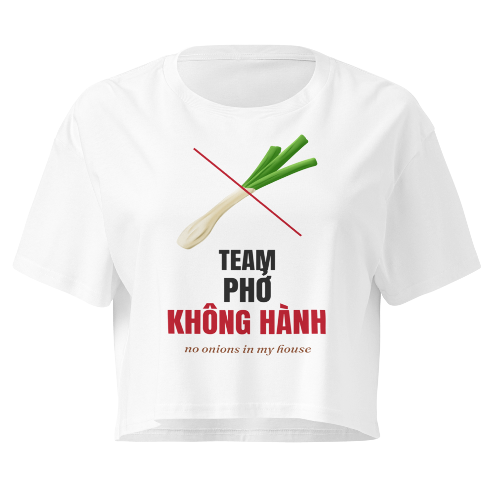 Team No Onions — Crop Top