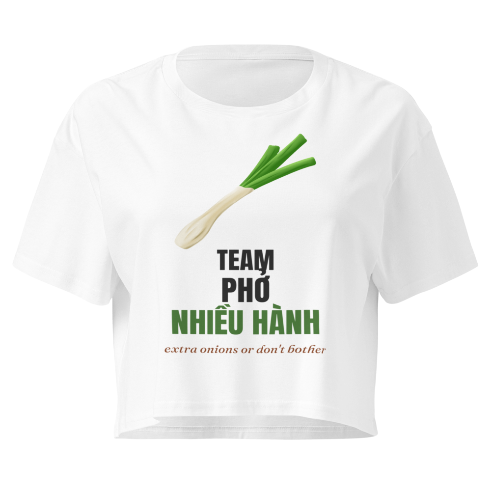 Team Extra Onions — Crop Top